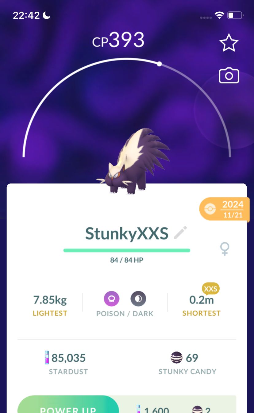 Stunky (XXS Height) - Pokemon GO Trade Service