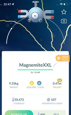 Magnemite (XXL Height) - Pokemon GO Trade Service