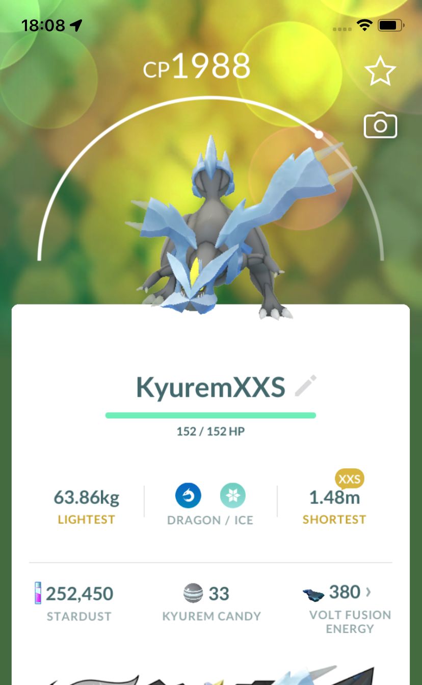 Kyurem (XXS Height) Trade - Pokemon GO Trade