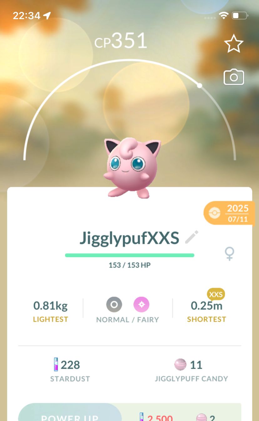 Jigglypuff (XXS Height) - Pokemon GO Trade Service
