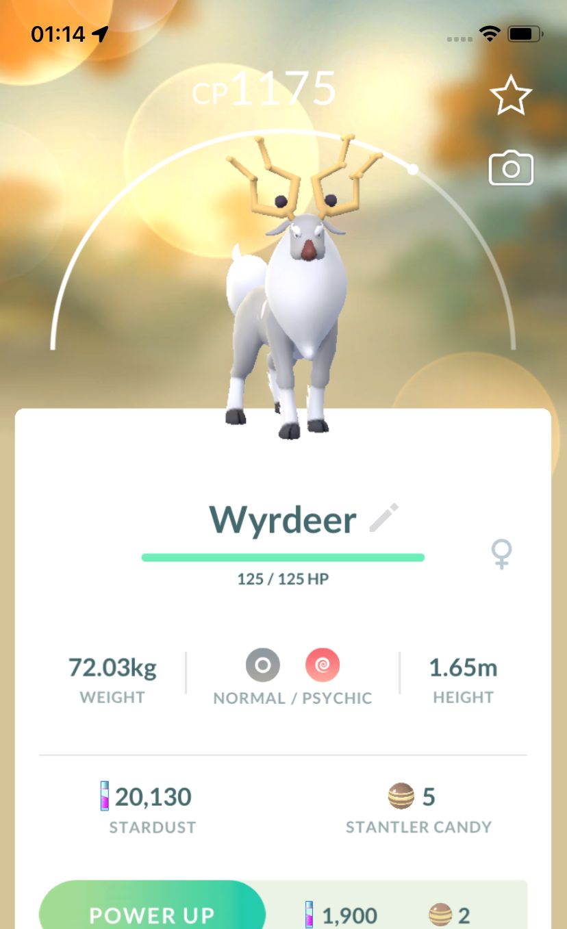 #899 Wyrdeer Trade - Pokemon GO Trade