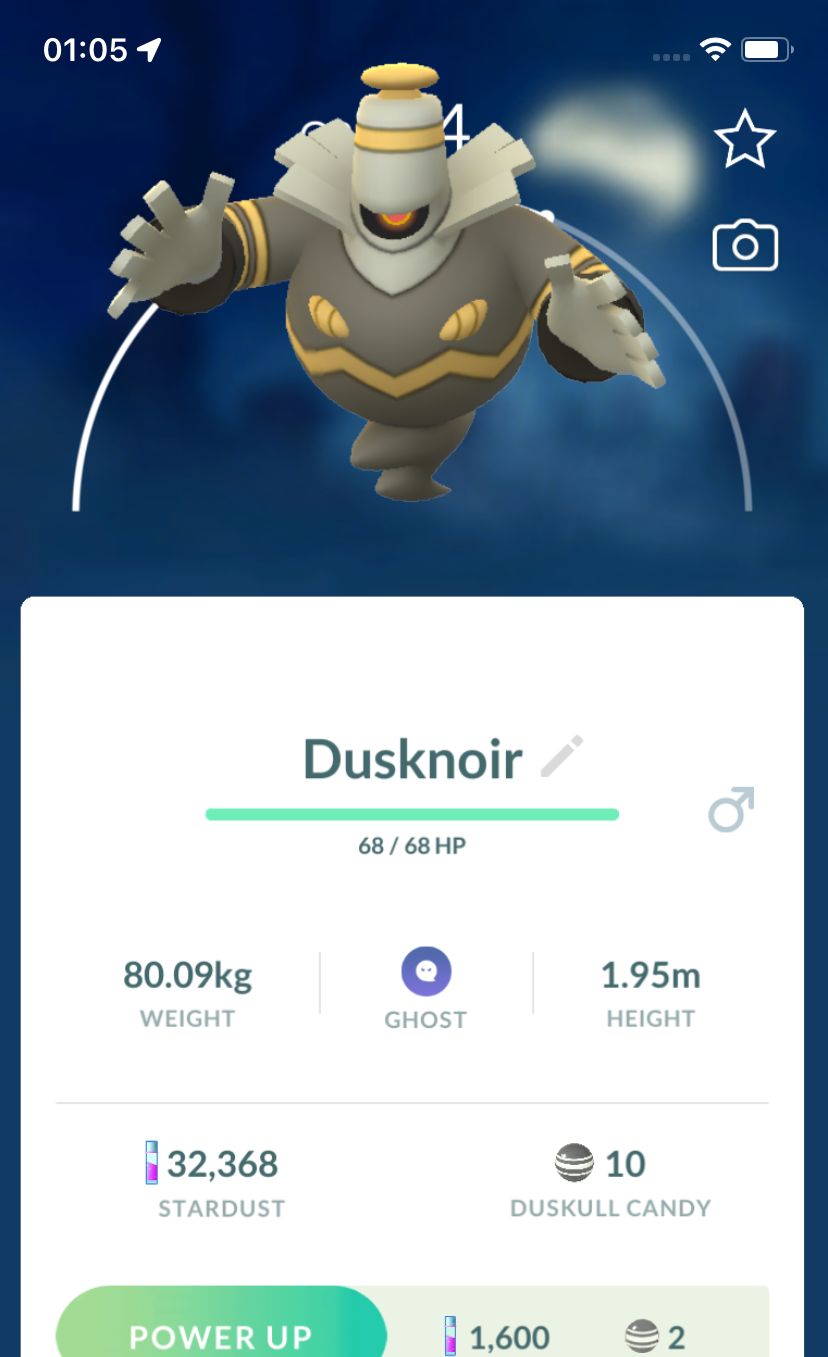 #477 Dusknoir Trade - Pokemon GO Trade