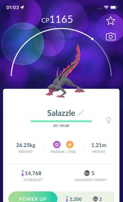 #758 Salazzle Trade - Pokemon GO Trade