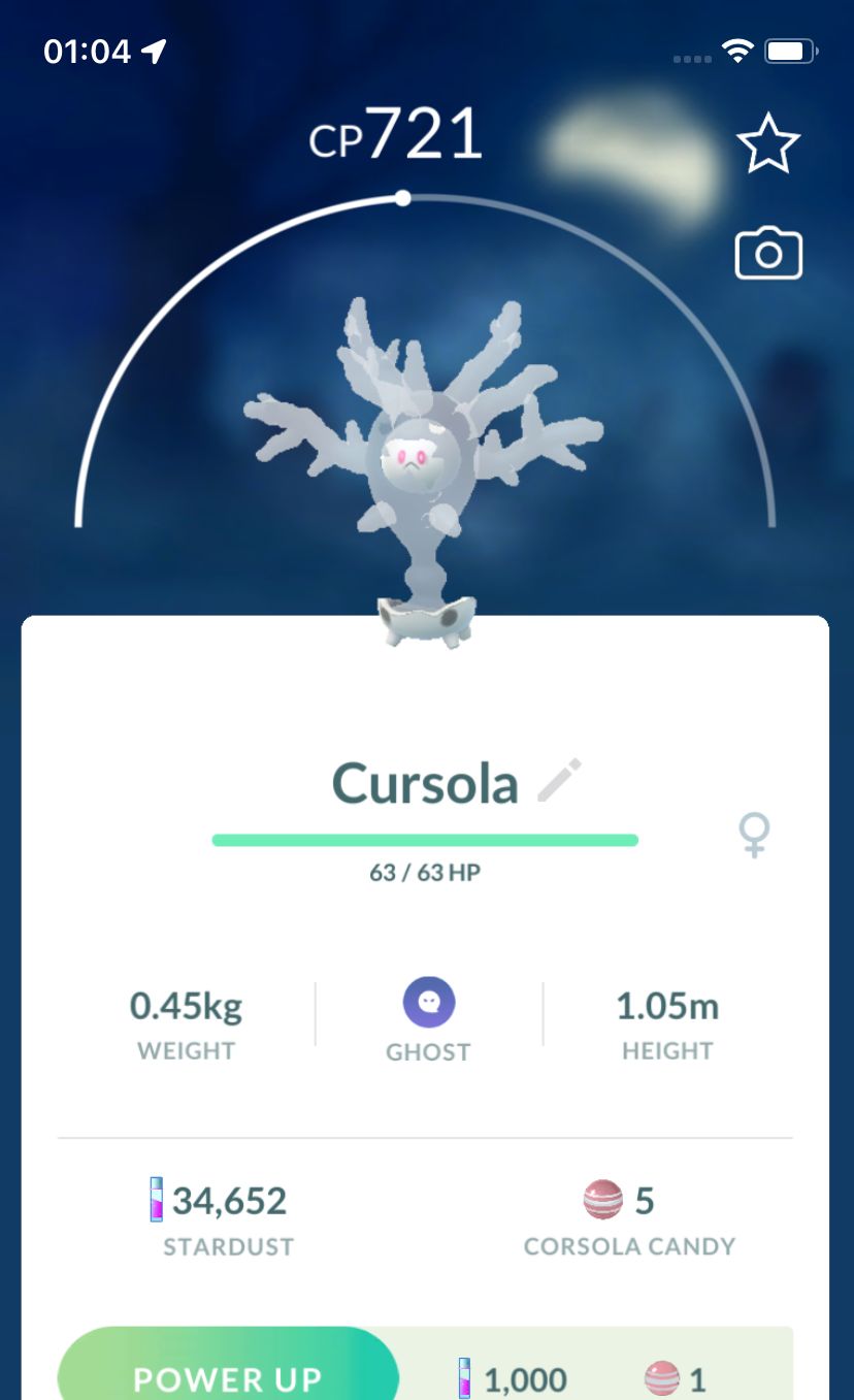 #864 Cursola Trade - Pokemon GO Trade