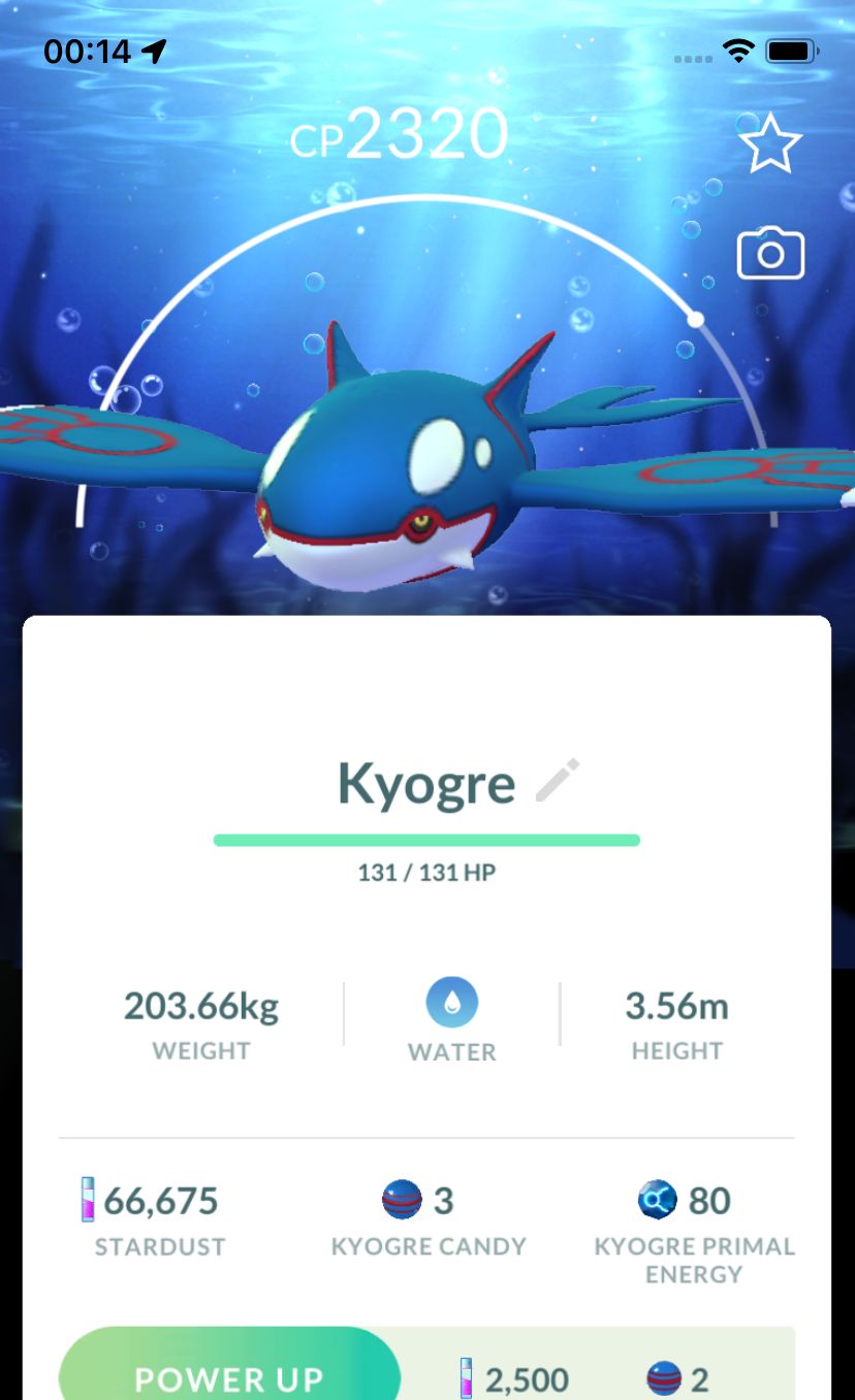 Kyogre with Background - Pokemon GO Trade Service