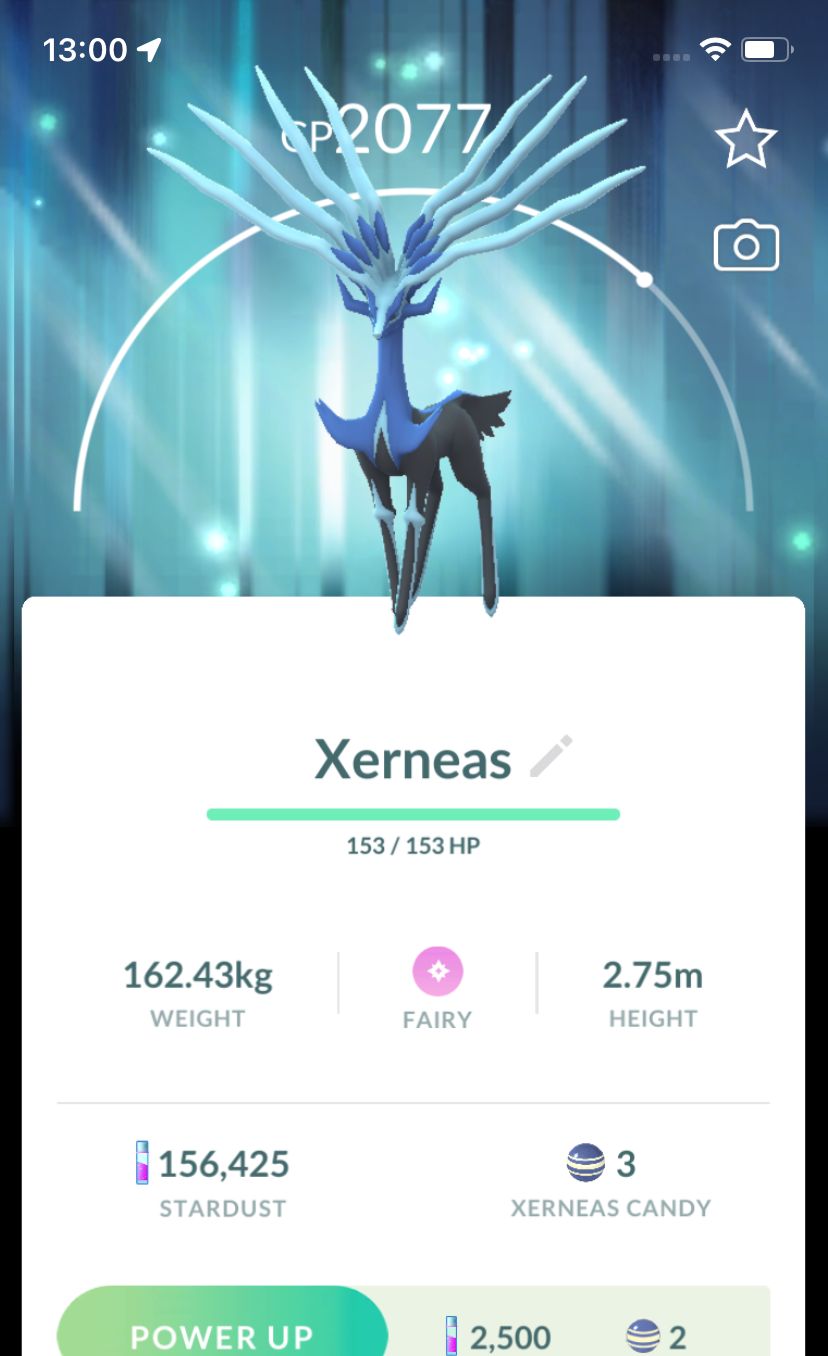 Xerneas with Background - Pokemon GO Trade Service