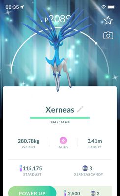 Shiny Xerneas + Special Background - Pokemon GO Trade Service