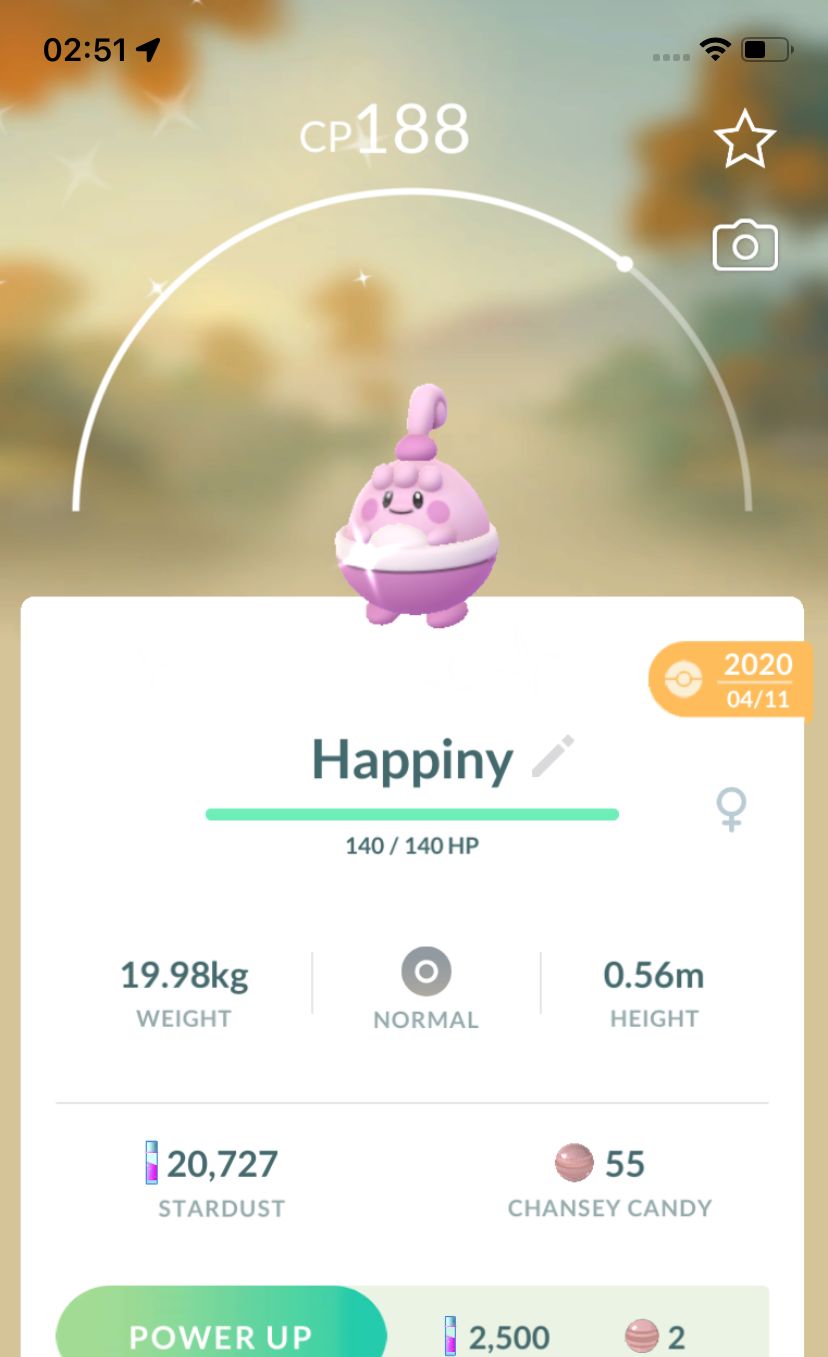 Shiny Happiny 2020 Trade (Guaranteed Lucky) - Pokemon GO Trade