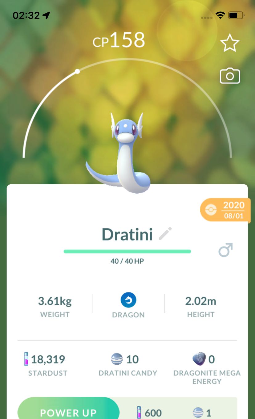 Dratini 2020 (Guaranteed Lucky) - Pokemon GO Trade