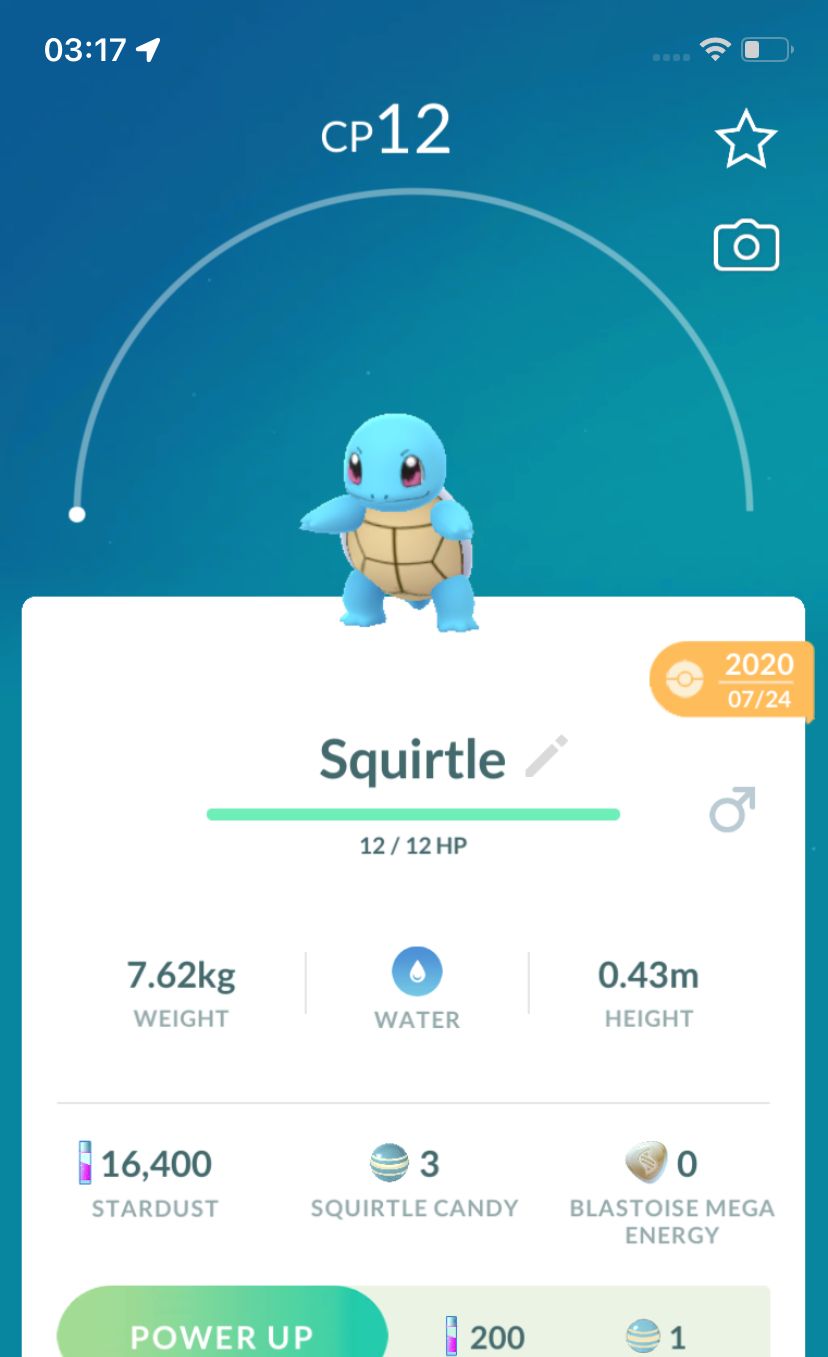 Squirtle 2020 (Guaranteed Lucky) - Pokemon GO Trade