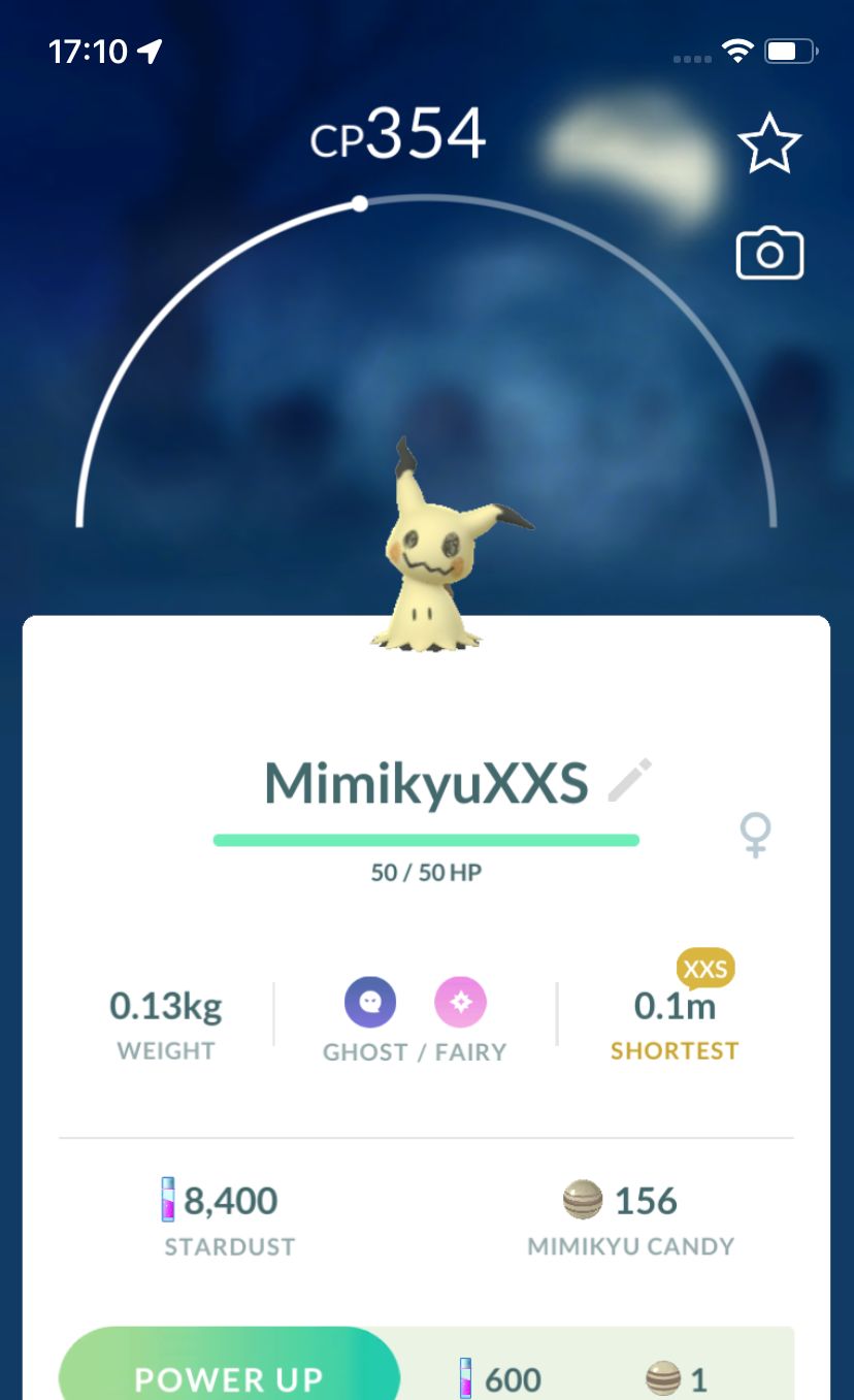 Mimikyu (XXS Height) - Pokemon GO Trade Service