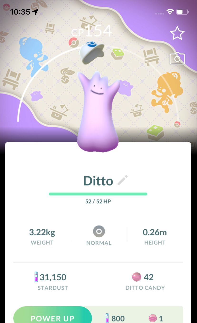 Ditto with Cap + Background (Pokopia Event) Trade - Pokemon GO Trade