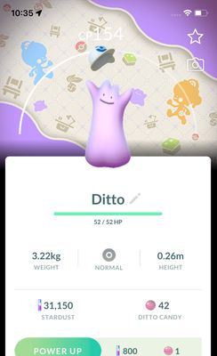Ditto with Cap + Background (Pokopia Event) Trade - Pokemon GO Trade