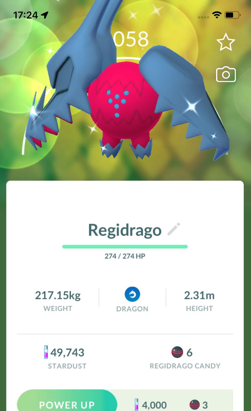 Shiny Regidrago - Pokemon GO Trade Service