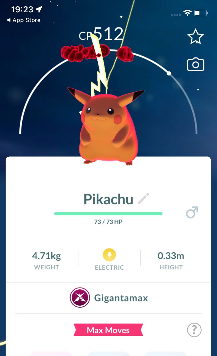 Pikachu Gigantamax Trade - Pokemon GO Trade
