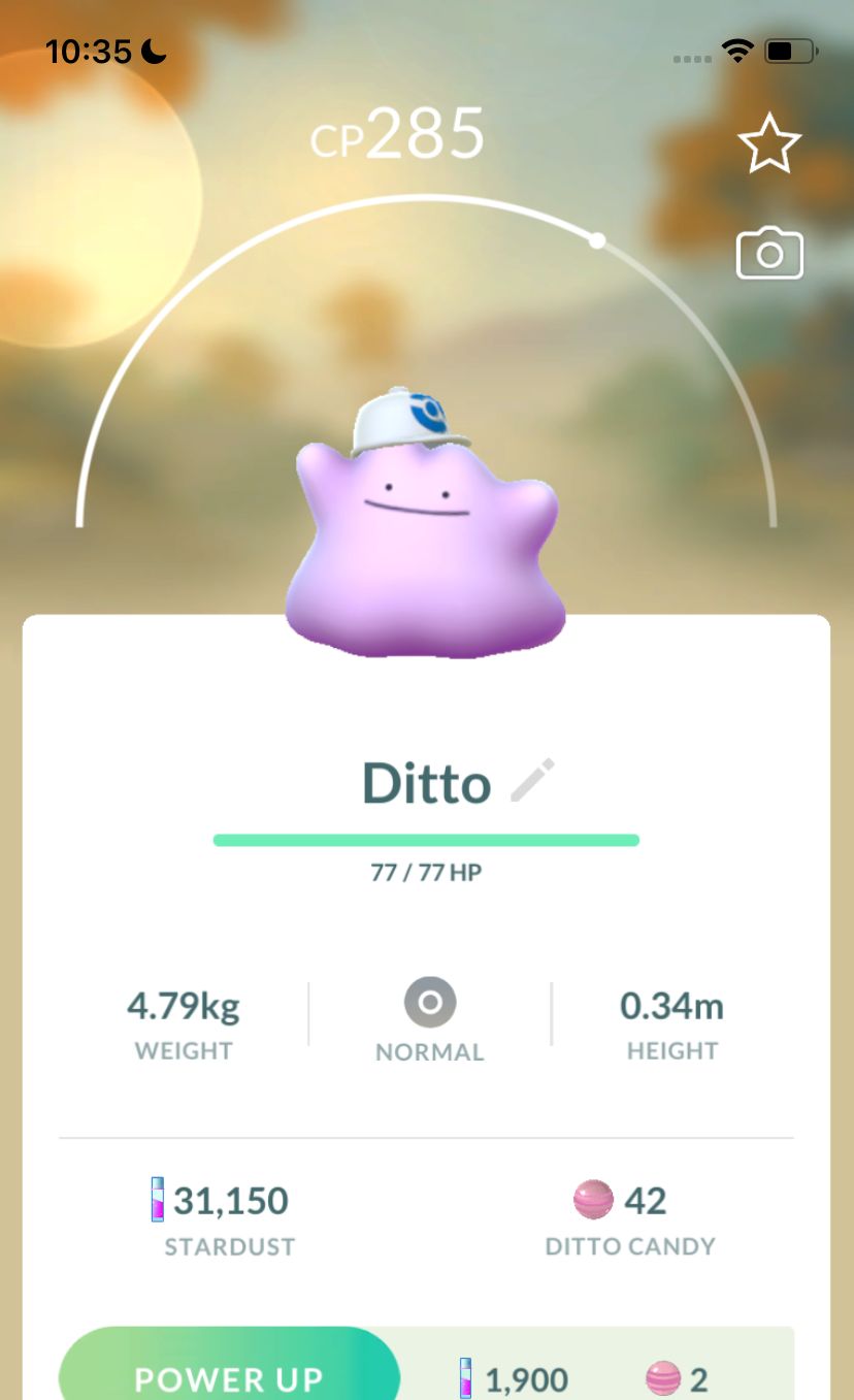 Ditto with Cap (Pokopia Event) Trade - Pokemon GO Trade