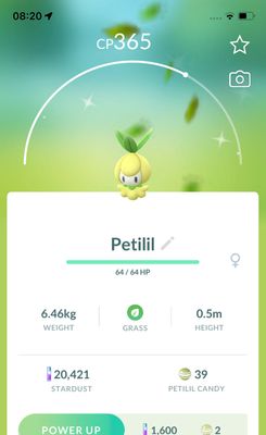 Shiny Petilil - Pokemon GO Trade Service
