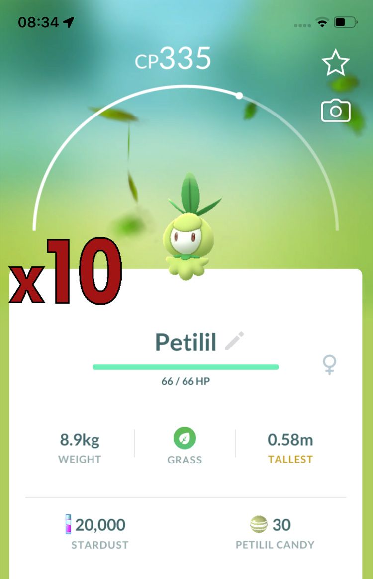Petilil Trade Service [x10] - Pokemon GO Trade
