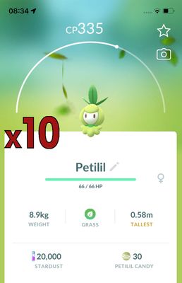 Petilil Trade Service [x10] - Pokemon GO Trade