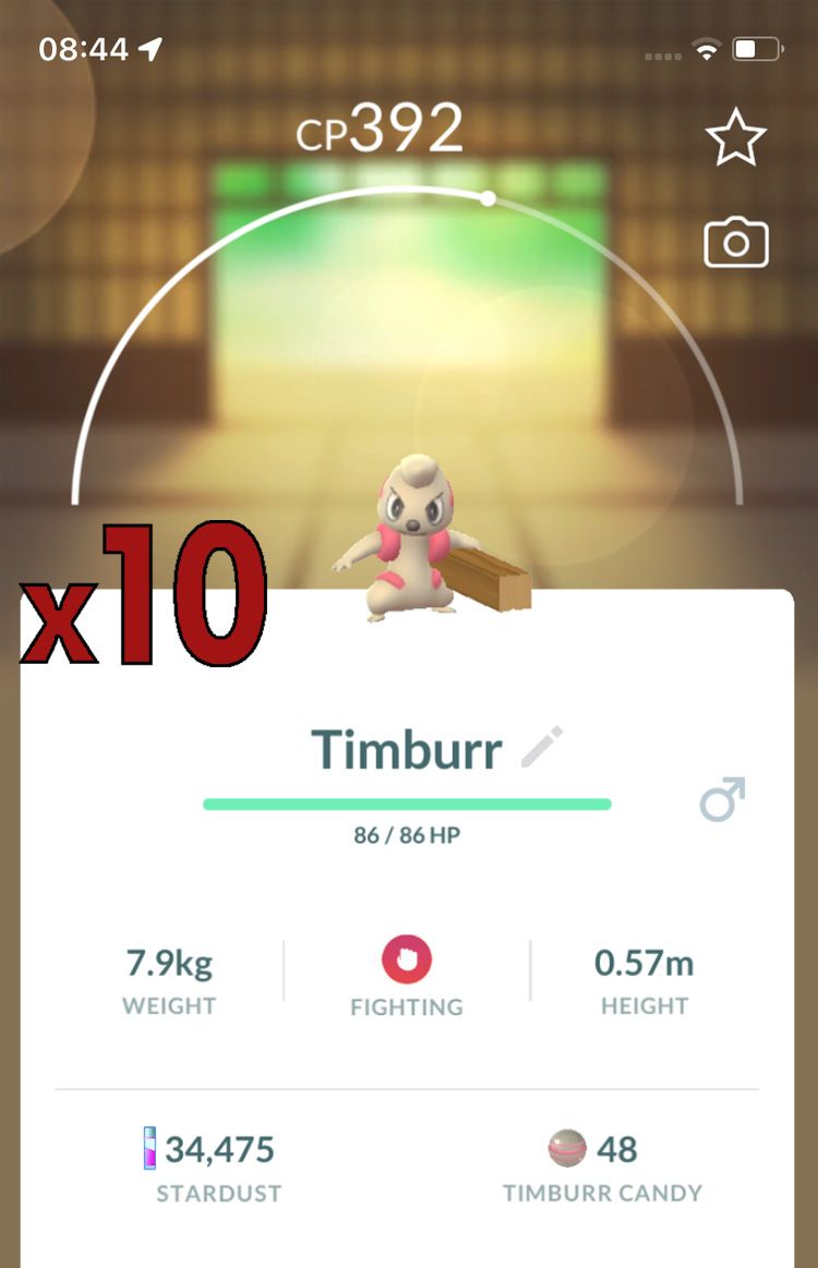 Timburr Trade Service [x10] - Pokemon GO Trade