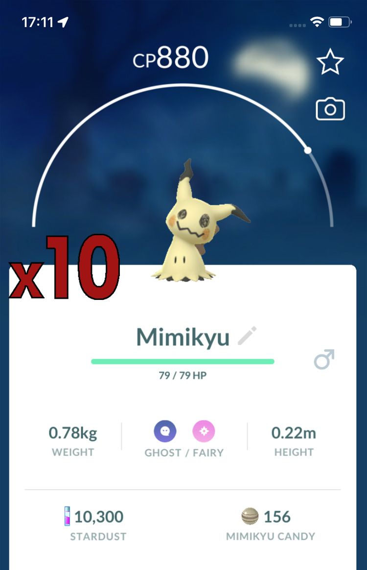 Mimikyu Trade Service [x10] - Pokemon GO Trade