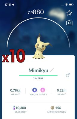Mimikyu Trade Service [x10] - Pokemon GO Trade
