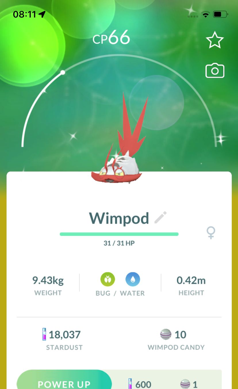Shiny Wimpod - Pokemon GO Trade Service