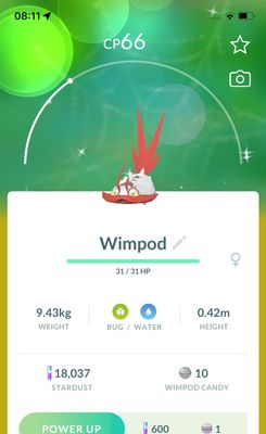 Shiny Wimpod - Pokemon GO Trade Service
