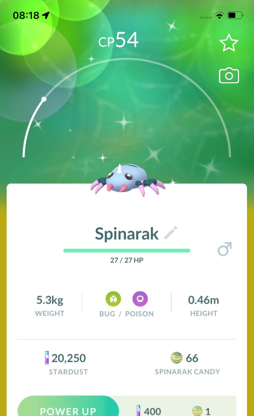 Shiny Spinarak - Pokemon GO Trade Service