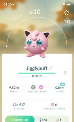 Jigglypuff (XXL Height) - Pokemon GO Trade Service
