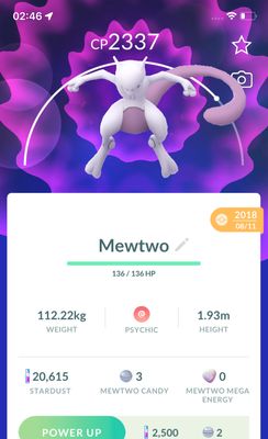 Mewtwo 2018 (Guaranteed Lucky)  - Pokemon GO Trade Service