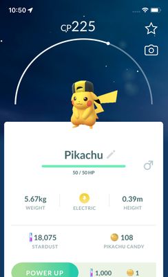 Pikachu Ethan Hat Trade - Pokemon GO Trade
