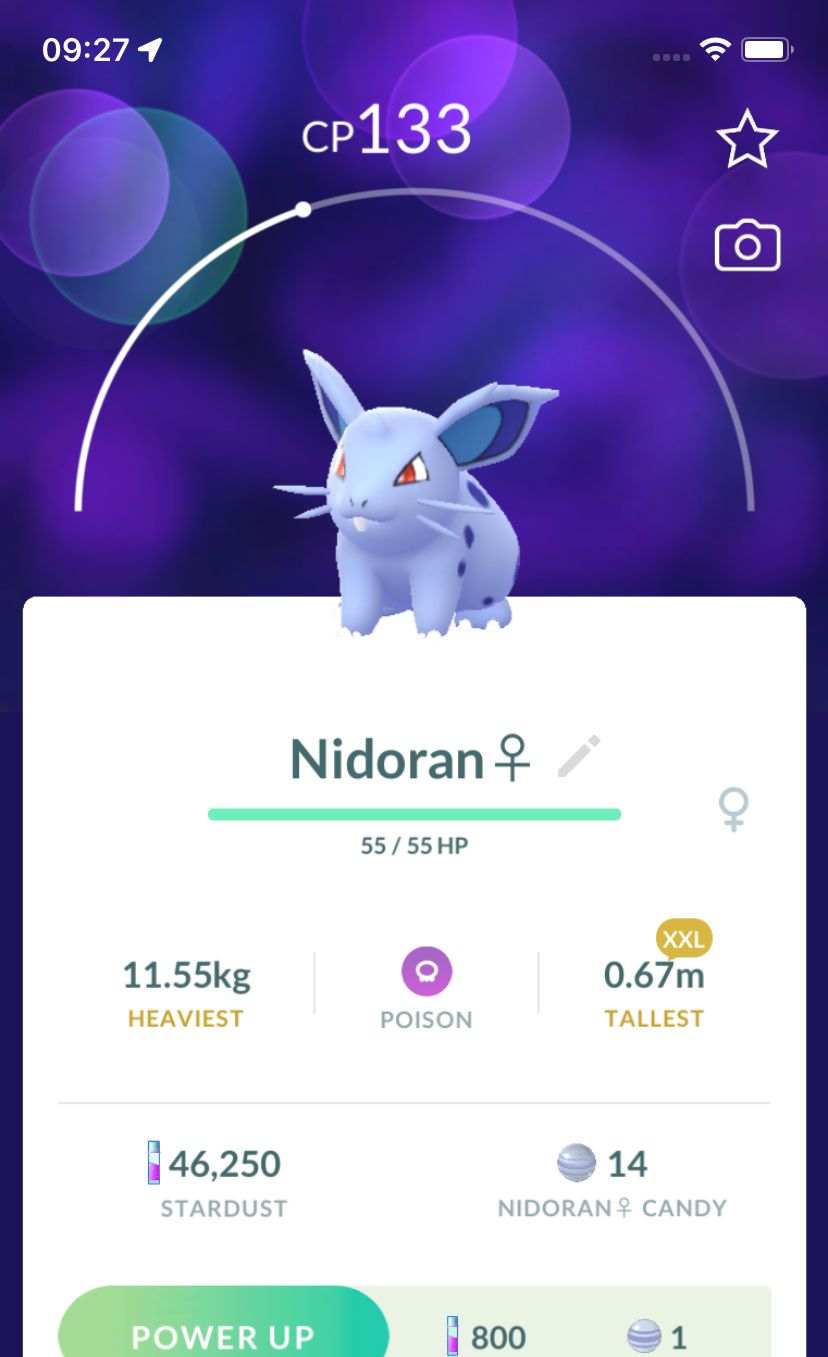 Nidoran Female (XXL Height) - Pokemon GO Trade Service