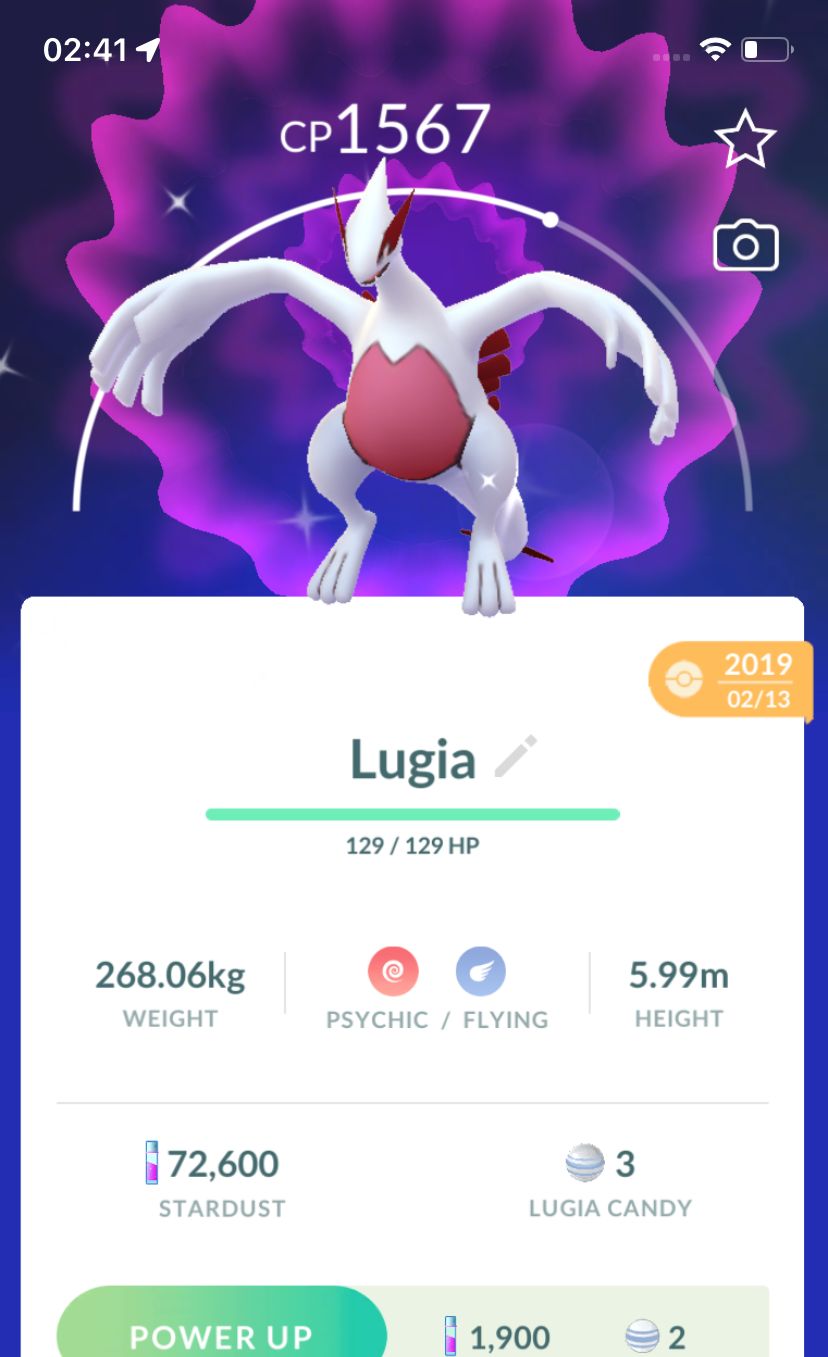 Shiny Lugia 2019 Trade (Guaranteed Lucky) - Pokemon GO Trade