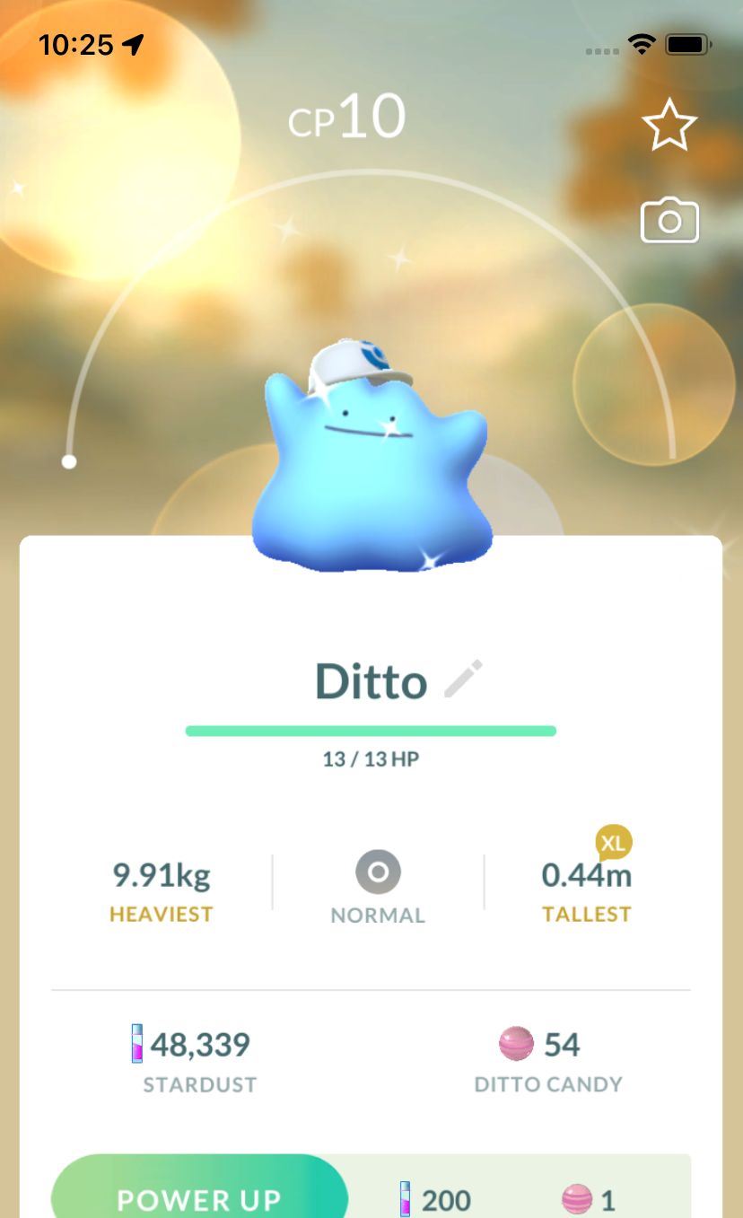 Shiny Ditto with Cap (Pokopia Event) - Pokemon GO Trade