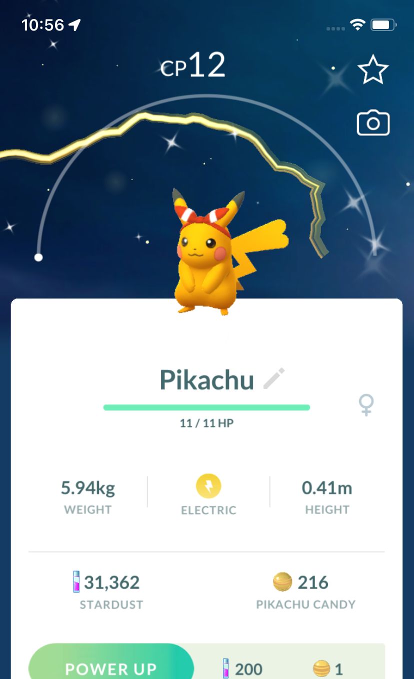 Shiny Pikachu May Bow - Pokemon GO Trade