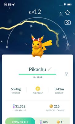 Shiny Pikachu May Bow - Pokemon GO Trade