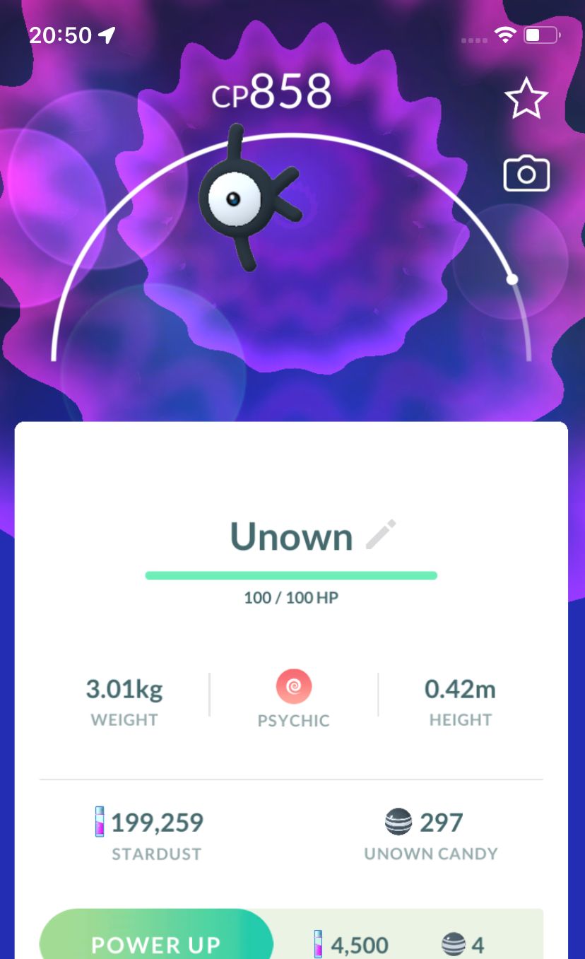 Unown K - Pokemon GO Trade
