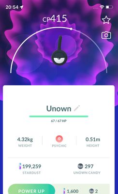 Unown ! - Pokemon GO Trade