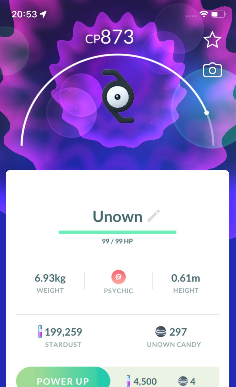 Unown Z - Pokemon GO Trade