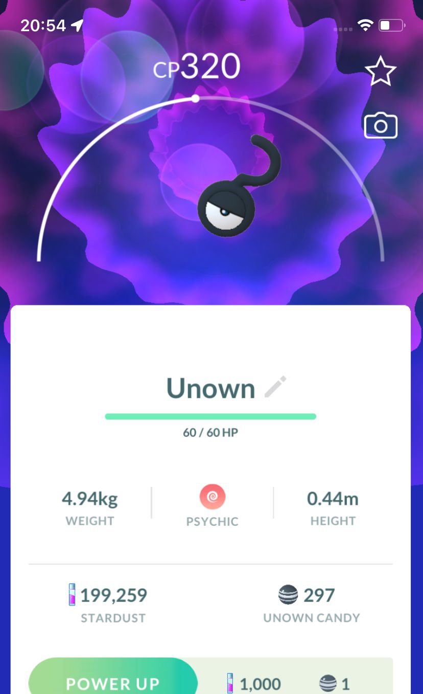 Unown ? - Pokemon GO Trade