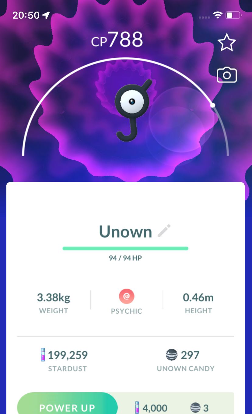 Unown J - Pokemon GO Trade