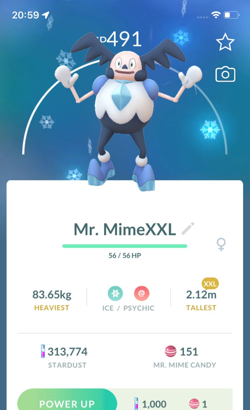 Galarian Mr. Mime (XXL Height) - Pokemon GO Trade Service