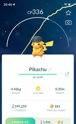 Pikachu Team Mystic Hat from Tokyo GO Fest Trade - Pokemon GO Trade Service