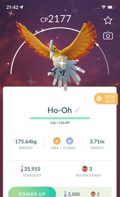 Shiny Ho-Oh 2018 Trade (Guaranteed Lucky) - Pokemon GO Trade