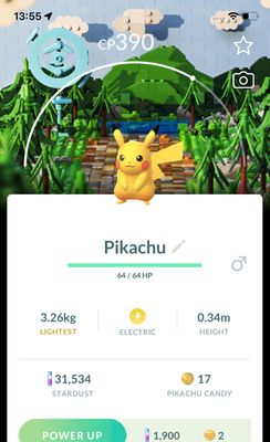 Pikachu with Lego Background Trade - Pokemon GO Trade