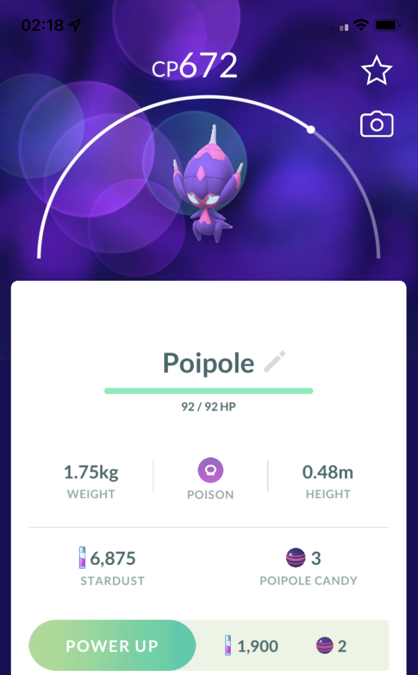 Poipole Lv15 (Unregistered Trade) - Pokemon GO Trade Service