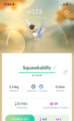 #931 Squawkabilly (White Plumage) Trade - Pokemon GO Trade Service