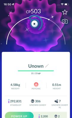 Shiny Unown D - Pokemon GO Trade