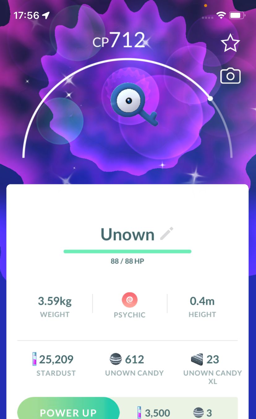 Shiny Unown Q - Pokemon GO Trade